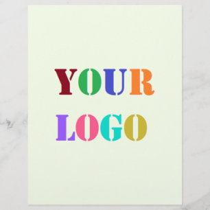 Vorlage für kundenspezifische Logos oder Foto-Flye Flyer