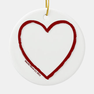 Vorlage für Liebe und Hass Keramik Ornament