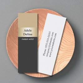 Vorlage für Makeup artist/beauty salon Business Ca Mini Visitenkarte