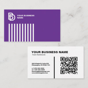 Vorlage für Minimalistische Beispiel-Visitenkarten Visitenkarte