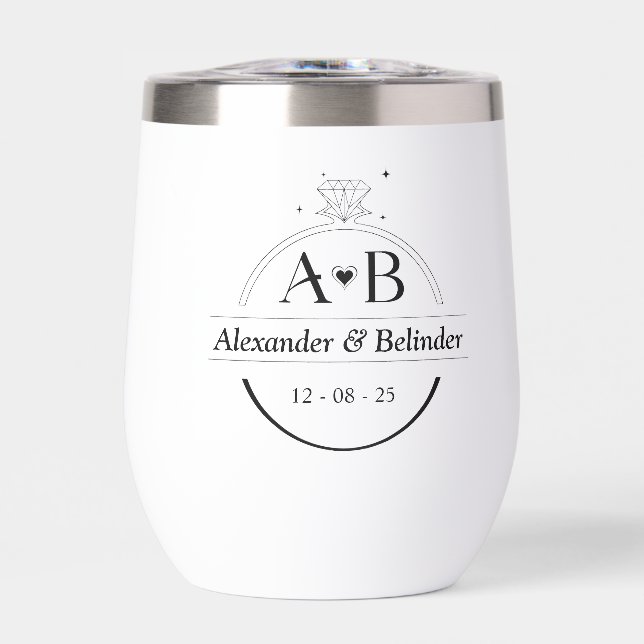 Vorlage für Minimalistische Diamantring (Vorderseite)