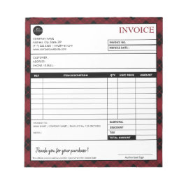 Vorlage für Minimalistische Karierte grenzübergrei Notizblock