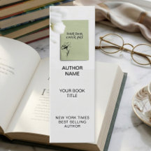 Vorlage für Minimalistisches Author-Lesezeichen mi