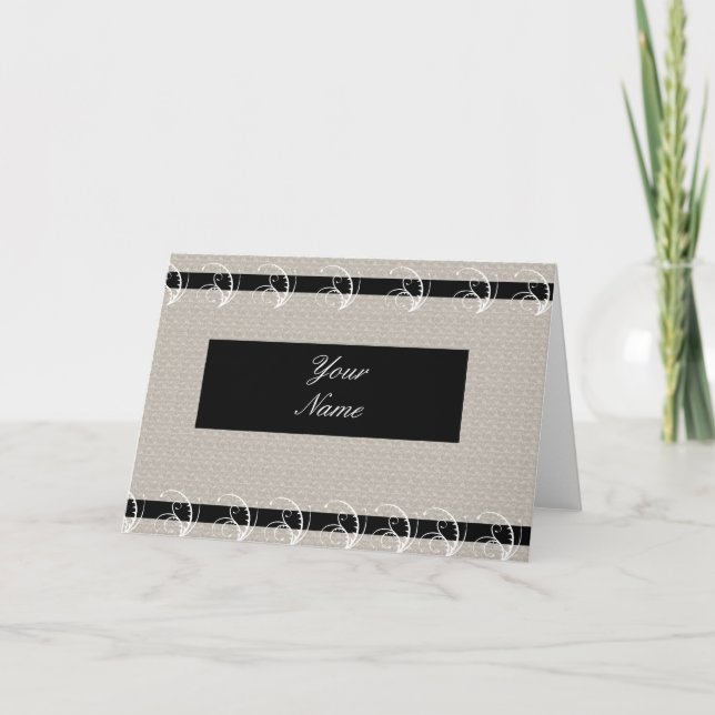 Vorlage für Mitteilungskarten (Vorderseite)