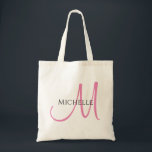 Vorlage für moderne Minimalistische Anfangsbuchsta Tragetasche<br><div class="desc">Moderner Minimalistischer Anfangsbrief Elegant Modernes Template Shopping Geschenkgutschein Tote Bag.</div>