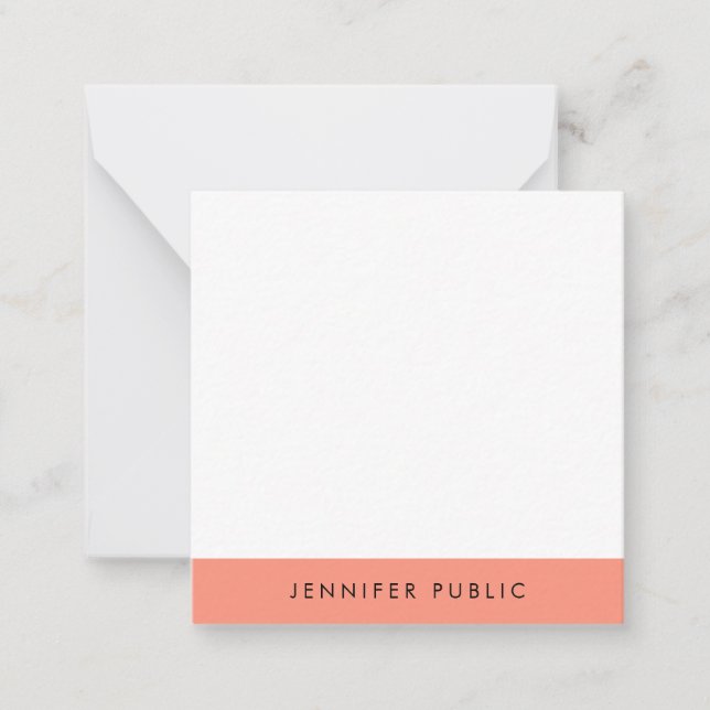 Vorlage für Monogramm - Elegante Farben Personalis (Vorderseite)