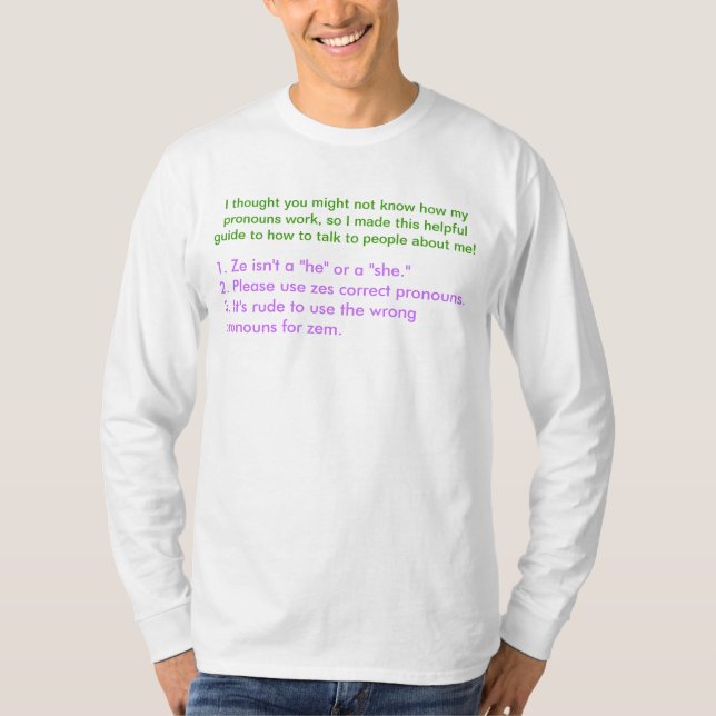 Vorlage für neutrale Pronos T-Shirt (Vorderseite)