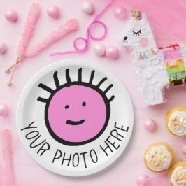 Vorlage für PAPIERTELLER des benutzerdefinierten F