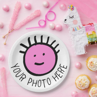 Vorlage für PAPIERTELLER des benutzerdefinierten F