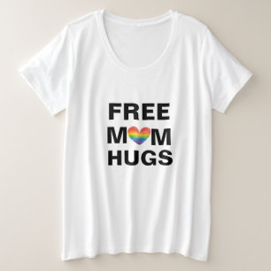 Vorlage für personalisierte Freie Mama Große Größe T-Shirt