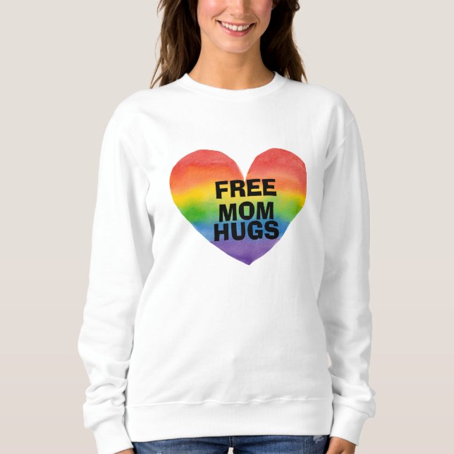Vorlage für personalisierte Freie Mama Sweatshirt (Vorderseite)