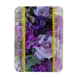 Vorlage für Personalisierte Gastgeschenk Hochzeit Magnet