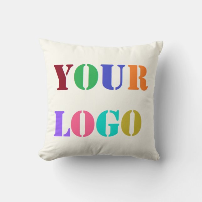 Vorlage für personalisierte Logos für benutzerdefi Kissen (Vorderseite)