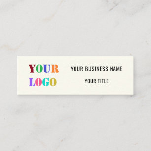 Vorlage für personalisierte Werbegeschenkkarten Mini Visitenkarte