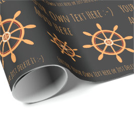 Vorlage für persönliche Geschenke für Sailor Capta Geschenkpapier