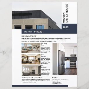 Vorlage für Real Anwesen Flyer