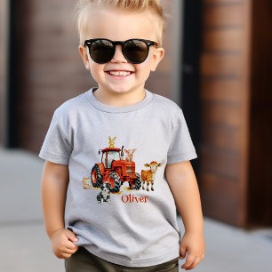 Vorlage für Red Trator Farm Animes T-Shirt