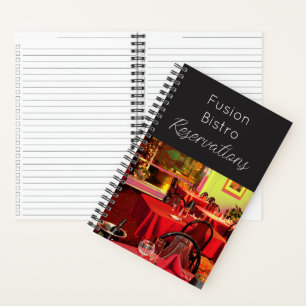 Vorlage für Restaurantreservierungen BusinessNoteb Notizbuch