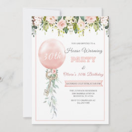 Vorlage für rosa Gebäude und Geburtstag