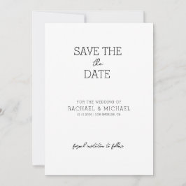 Vorlage für Save the Date