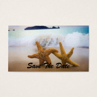 Vorlage für Save the Date STARFISH-Visitenkarten
