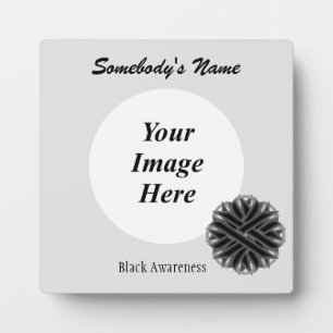 Vorlage für schwarze Blume von Multifunktionsleist Fotoplatte
