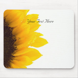 Vorlage für Sonnenblumen, personalisieren Mousepad
