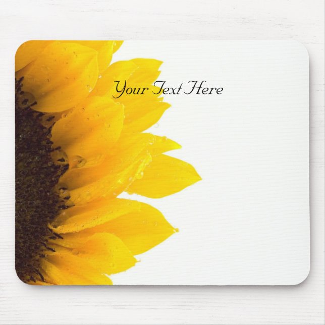 Vorlage für Sonnenblumen, personalisieren Mousepad (Vorne)