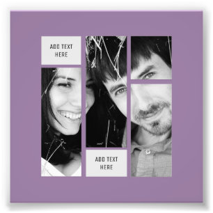 Vorlage für Text im Mauve-Foto - Übertragung auf e Fotodruck