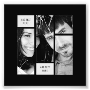 Vorlage für Text im Schwarzen Foto - Übertragung a