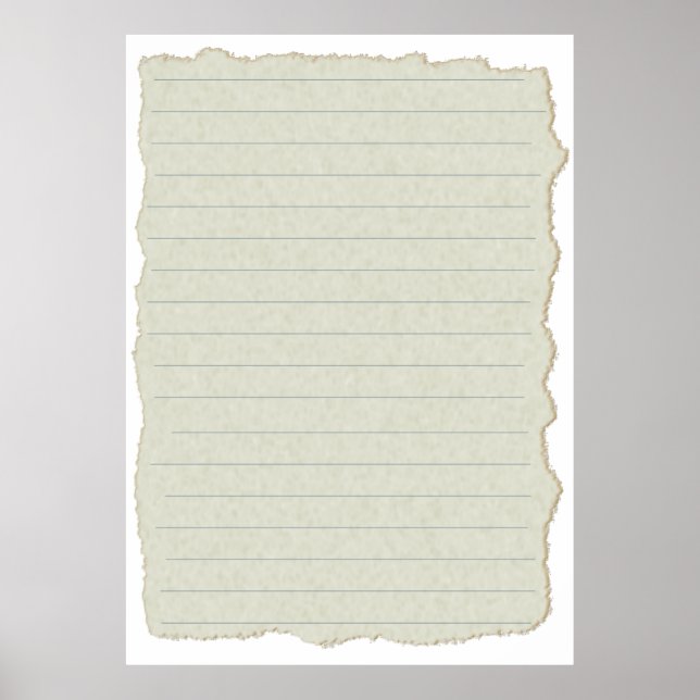 Vorlage für Texturlinien in Papierform Poster (Vorne)