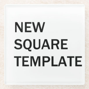 Vorlage für Untersetzer aus Glas