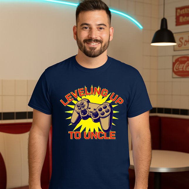 Vorlage für Videospielcontroller zum Levelaufstieg T-Shirt (Von Creator hochgeladen)