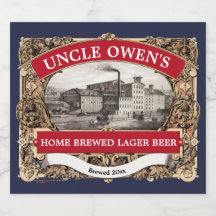 Vorlage für Vintages Lagerbier
