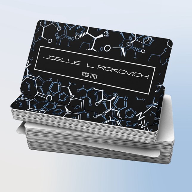 Vorlage für Visitenkarten für chemische Chemie Visitenkarte (Von Creator hochgeladen)