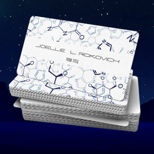 Vorlage für Visitenkarten für chemische Chemie Visitenkarte