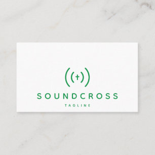 Vorlage für Visitenkarten für Cross- und Sound-Log Visitenkarte