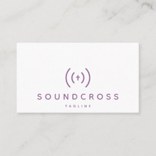 Vorlage für Visitenkarten für Cross- und Sound-Log Visitenkarte