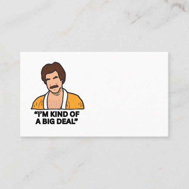 Vorlage für Visitenkarten - Ich bin ein großer Dea Visitenkarte (Vorderseite)