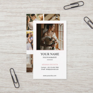 Vorlage für Visitenkarten von Fotografen Visitenkarte