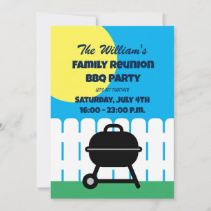 Vorlage für Wiedersehen-GRILLEN-Party Einladung de