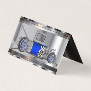 Vorlage für zwei Lastkraftwagen Visitenkarten