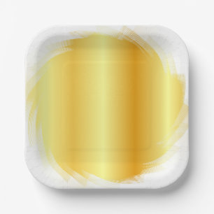 Vorlage Gold Look Trendy Elegant Glamour Pappteller