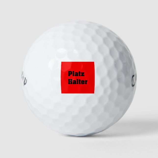 Vorlage Golfball (Vorderseite)