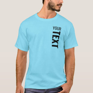 Vorlage Hinzufügen von Text hier Trendy Men's Blue T-Shirt