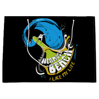 Vorlage "ich Geschenktasche mag MEINES Lebens" Große Geschenktüte