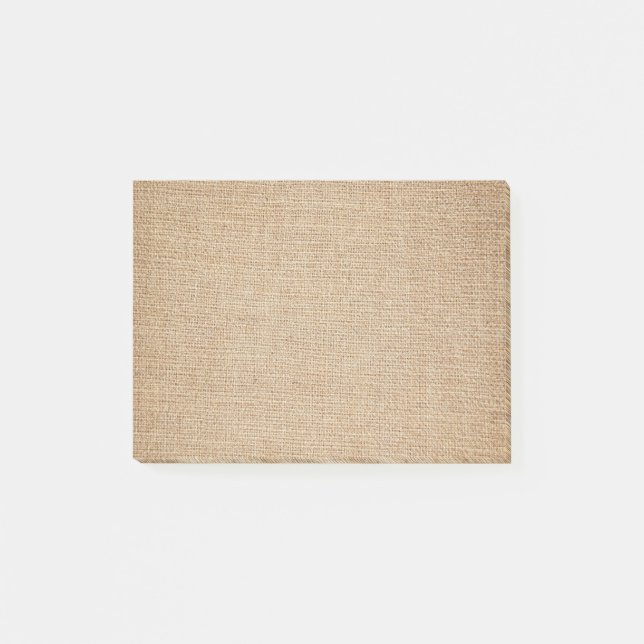 Vorlage - Jute Hintergrund Post-it Klebezettel (Vorderseite)