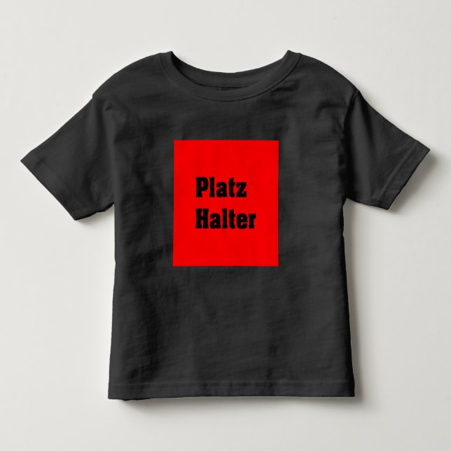 Vorlage Kleinkind T-shirt (Vorderseite)
