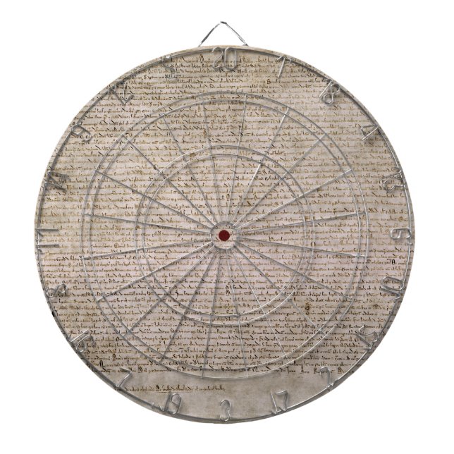 VORLAGE Magna- CartaBritish Library 1215 Dartscheibe (vorne)