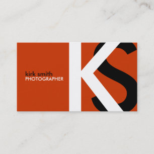 {VORLAGE} moderne Monogramm-Visitenkarten Visitenkarte